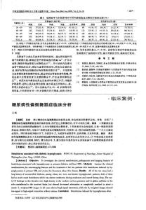 糖尿病性偏側(cè)舞蹈癥臨床分析