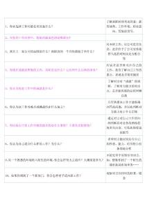 面试问题提炼
