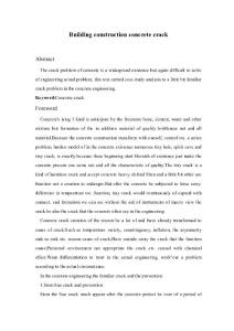 建筑施工混凝土裂縫 畢業(yè)論文文獻(xiàn)翻譯