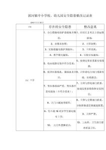 整改記錄
