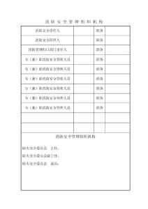 消防安全管理組織機(jī)構(gòu).doc