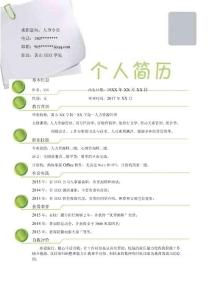 人事專員簡歷模板