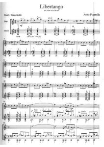 皮亞佐拉 Piazzolla 自由探戈 libertango 原版 長笛與吉他譜.pdf