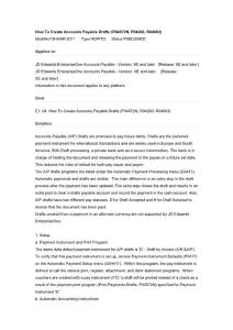 How To Create Accounts Payable Drafts