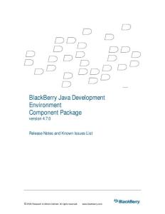 BlackBerry_JDE_4.7.0_Component_Package_Release_Note_4.7