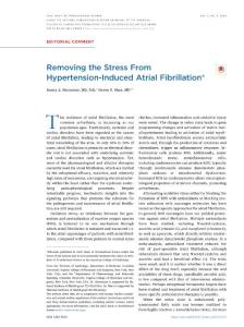 removing the stress from hypertension-induced atrial fibrillation-論文