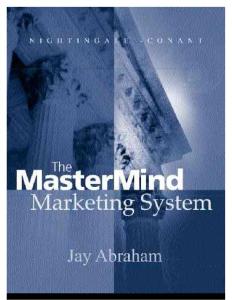 Jay Abraham_Mastermind Marketing