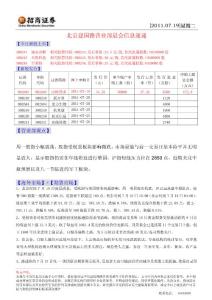 招商晨會速遞20110719