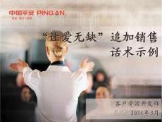 附件3：“讓愛(ài)無(wú)缺”家庭追加銷(xiāo)售話術(shù)示例
