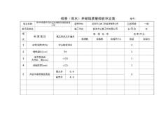 公路工程施工表格：檢查（雨水）井砌筑質量檢驗評定表