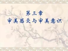 大学课件    第三章 审美感受与审美意识