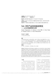 Sub_CBD产业空间组织研究_以东京都新宿区为例