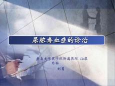 尿脓毒血症的诊治PPT课件