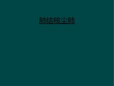 肺结核尘肺