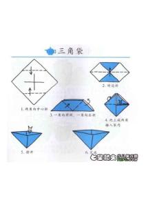折纸图(三角袋）