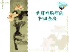 一例肝性腦病的護(hù)