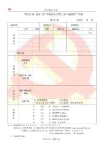 第三屆調研報告大賽報名表