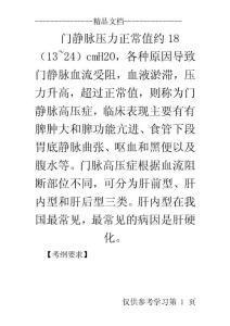 门静脉高压症