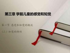 第三章 學(xué)前兒童的感覺(jué)和知覺(jué)1