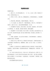 乳腺增生偏方