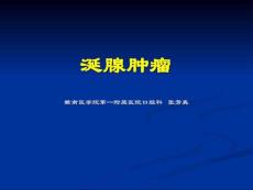 涎腺疾病肿瘤课件