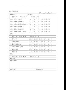 軟件工程師考評表(victor)