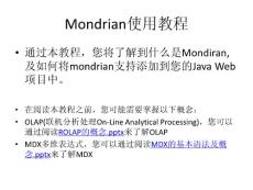 Mondrian在web項目中的應用