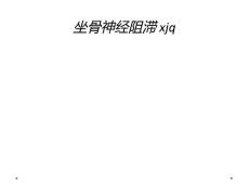 坐骨神经阻滞xjq