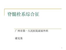 《脊髓栓系综合征》