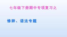 修辭、語法專題-2022年春學(xué)期七年級語文期中專項復(fù)習(xí)