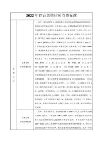 2022年巴音郭楞律師收費(fèi)標(biāo)準(zhǔn)