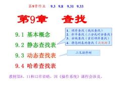 華中科技大學(xué)數(shù)據(jù)結(jié)構(gòu)09級(jí)第9章查找B