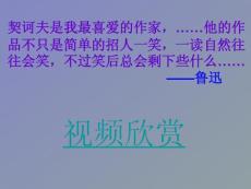 初中語文《變色龍》精品教學課件