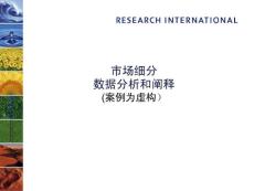 市場(chǎng)細(xì)分?jǐn)?shù)據(jù)分析和闡釋