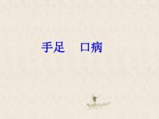 手足口病讲稿繁ppt-手足口病