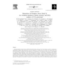 2005Biomarkers of oxidative stress study II. Effects of the nonsteroidal anti-inflammatory agents indomethacin and meclofenamic acid on measurements of oxidative products of lipids in CCl4 poisoning