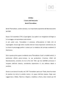 Bertel Thorvaldsen巴特爾·托瓦爾森簡介(意大利語)