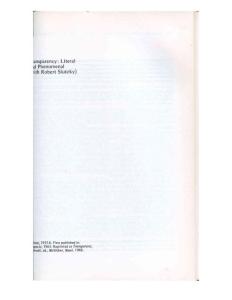 Colin Rowe Transparency