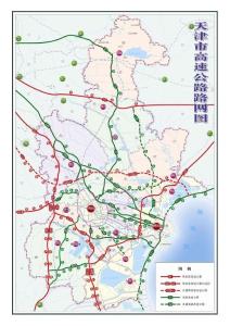 天津高速公路地圖