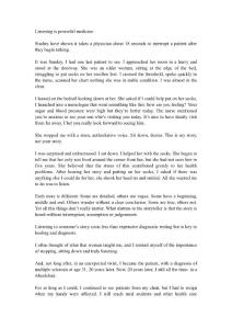 Listening is powerful medicine