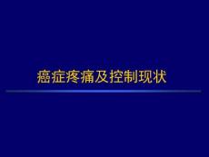 癌痛与癌痛治疗