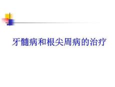 医学：牙髓病与根尖周病