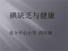 《碘缺乏与健康》PPT课件