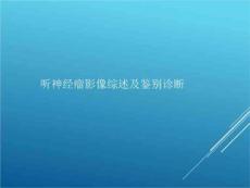 《听神经瘤诊断》PPT课件