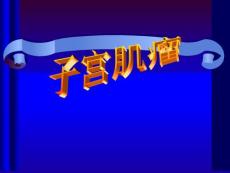 子宫肌瘤 课件