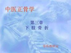 教学课件：第八~十一节胫腓骨干、胫骨干、腓骨干、踝部骨折骨折