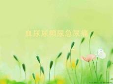 血尿尿频尿急尿痛