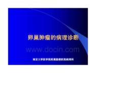 卵巢肿瘤病理诊断