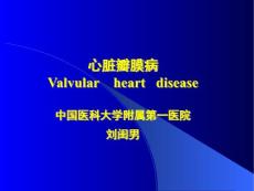 心脏瓣膜病Valvularheartdisease