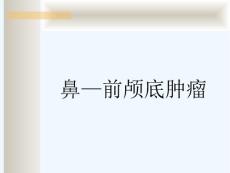 鼻前颅底肿瘤